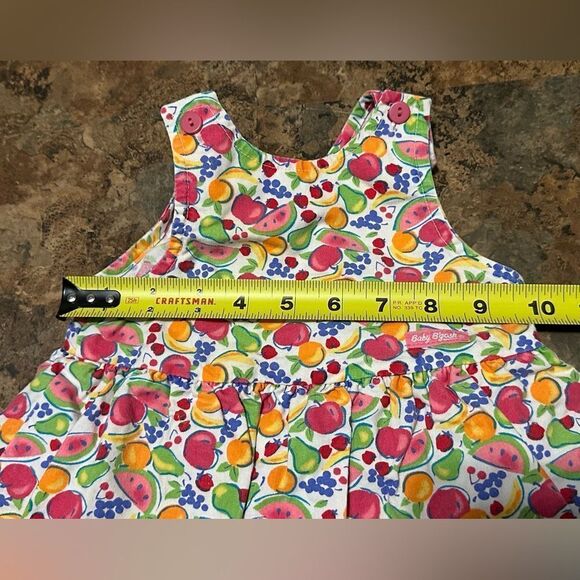 Vintage Osh Kosh Baby B’Gosh Fruit Print Romper Size 3-6 Months EUC - Picture 6 of 8